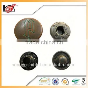 Plastic Bags Plastic Snap Color Decoraive Metal Button For Garment. Garment thumbnail-1