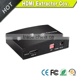 Premium Quality 1080P HDMI To HDMI + Audio (SPDIF + RCA Stereo) Audio Extractor Converter thumbnail-4