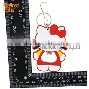 Manufacture Hello Kitty Beer Openers Silicone Keychain thumbnail-6