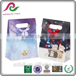 Cheap Fancy Decorative Handmade Paper Gift Bag Display Stand thumbnail-3