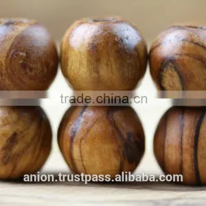 Olive Wood Round Beads 14mm thumbnail-6