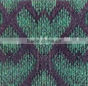 Good Quality 100%polyester Green Color Casino Exhibition Carpet thumbnail-1