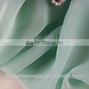 100% Polyester Chiffon -Light Green thumbnail-1