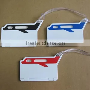 Plastic Plane Soft Pvc Travel Luggage Tag for Promotion thumbnail-1