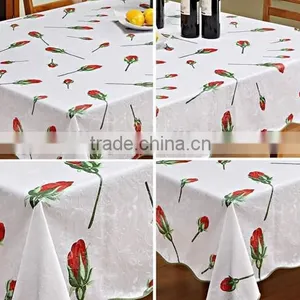 2015 Best Sale 100% Polyester Transfer Printing Table Cloth thumbnail-3