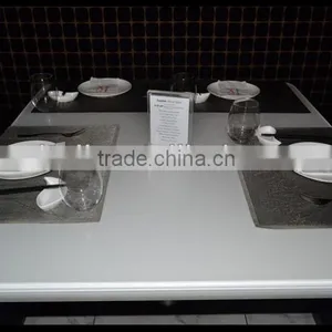 Bamboo Ring Acrylic Wall Panels Modern Reception Counter Hotel Furniture thumbnail-5