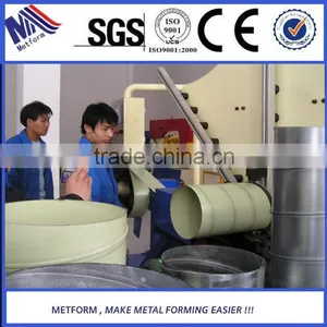 Round Duct Elbow Making Machine Spiral Tube Pipe Duct Forming thumbnail-2