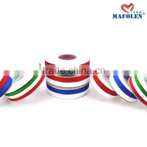 Hot Sale Custom Color Stripe Printed Grosgrain Sports Ribbon thumbnail-6