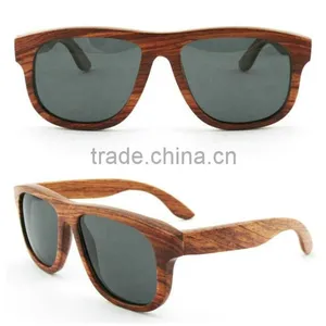 Italy Design High Quality 100% Natural Wood Made in China Wood Sunglasses thumbnail-1