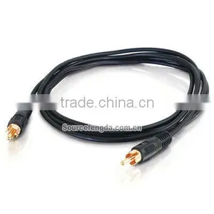 High Quality Professional RCA Kabel Male Gold Plated Connector thumbnail-1