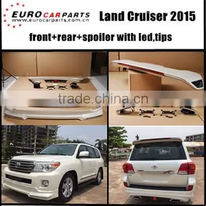 Land Cruiser 2015 Body Kits, Front+rear+spoiler With All Parts PP Material thumbnail-2