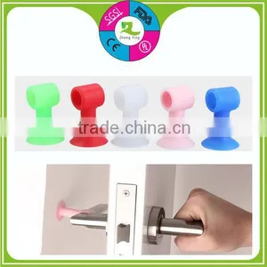 Hot Sell in Amazon Silicone Sucker Door Holder With Seperate Sucker thumbnail-5