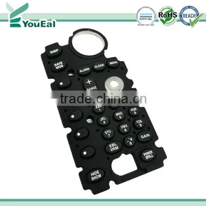 Laser Etched Silicone Rubber Keypads, Silicone, LED Backlight, Graphic Can be Shown by Using Laser Etching Technology thumbnail-1