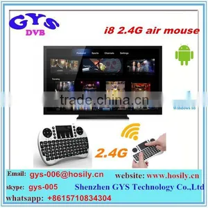2016 Top Sale Rii i8 2.4G Mini Wireless Keyboard Fly Mouse thumbnail-1