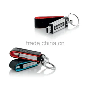 USB 2.0 Interface Type 16gb Black Leather Usb Flash Drive, Usb Leather, Promotion Usb Flash Drive Leather thumbnail-4