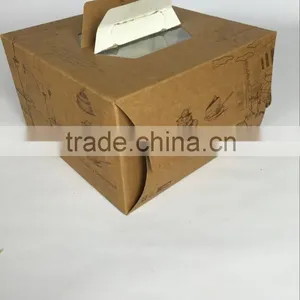 Wholesale Custom Printed Kraft Paper Food Packing Box,Recycle Brown Kraft Food Box thumbnail-2