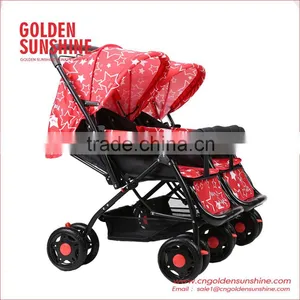 Twins Baby Pram With Front Wheels Shocking Proof thumbnail-5