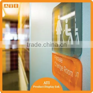 High Quality Factory Wholesale Acrylic Sign Holders for WC thumbnail-3