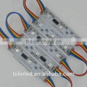 Waterproof 5050 3 LEDs/pc DMX Control RGB Full Color LED Sign Module thumbnail-3