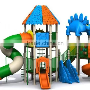 Kids Outdoor Playground Child Plastic Playyard Slides thumbnail-1