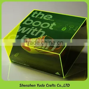 Handmade Custom Acrylic Fluorescent Color Dustproof Display Case thumbnail-2