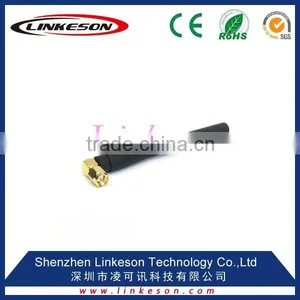 Black 315MHz Antenna With SMA Male Right Angle Connector thumbnail-1
