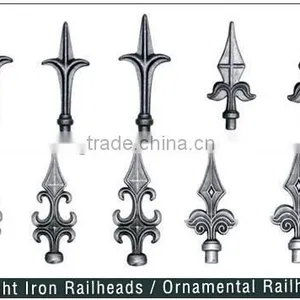 Iron Gate Spear Point Wrought Iron Ornaments thumbnail-6