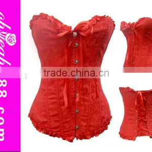 Factory Directly Hot Sale Overbust Pattern Big Women Sexy Lingeries Corset thumbnail-1