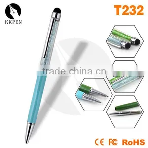 KKPEN Stationery Ballpen 2 in 1 Crystal Stylus Pen Touch Pen thumbnail-1