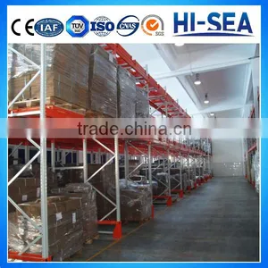 CE Warehouse Steel Rack Cold Storage Push Back Pallet Racking System thumbnail-6