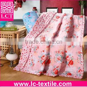 Custom Design Reactive Dye 100% AZO Free Microfiber Polyester Hotel Quilt for Promotion(LCTQ-0009) thumbnail-1