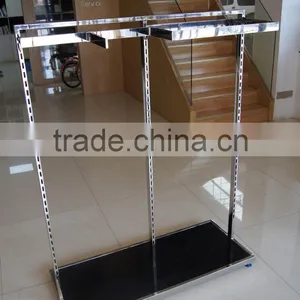 Stainless Steel Display Rack / Stainless Steel Clothes Shop Shelf Stand thumbnail-2