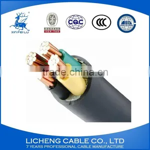 Hot Sale Copper Core PVC Insulated PVC Sheathed Electrical 4 Core Power Cable thumbnail-1