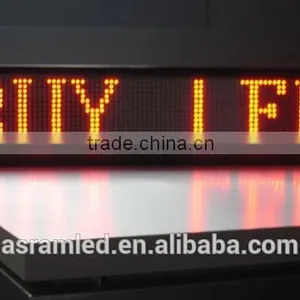 P10 Indoor 4"x26" Led Running Message Display Board thumbnail-1
