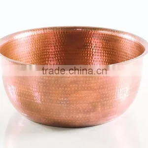 Copper Pedicure Bowl - Hand Hammered thumbnail-1