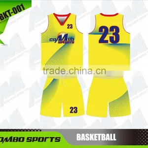 Customized Sublimated Basketball Singlet and Shorts thumbnail-1
