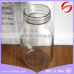 860ml Regular Mouth Glass Jar for Honey,honey Glass Jars Wholesale thumbnail-1