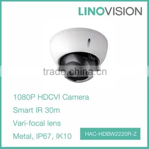 Vandal-proof 2.4MP 1080P Motorized Dome HDCVI Camera With 30m Smart IR thumbnail-1