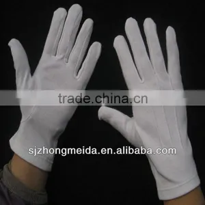 White Nylon Parade Lycra Glove thumbnail-1