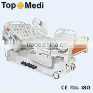 High End Medical ABS Powder Coating Steel Frame Seven Function Electric Hospital Bed thumbnail-1
