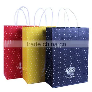 High Quality Cheap Shopping Bag Polka Dot Cute Bags thumbnail-1
