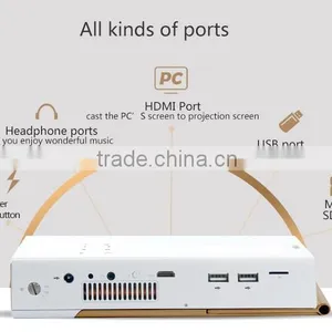 3D Lazertouch Pico Mini HD Android 4.4 WiFi DLP Full HD 1080P Pocket Led Projector thumbnail-2