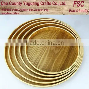 Custom Cheaper Antique Wooden Serving Tray Wholesale thumbnail-1