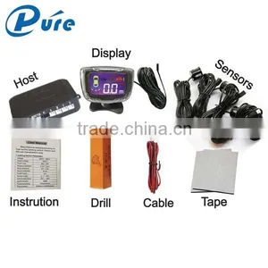 Hot Sale dc 12v Lcd Display Car Reverse Backup Radar With 4 Obstacle Detection Sensors for Car thumbnail-3