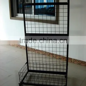 Wire Display Rack Indoor Multi-tiered Display Shelf Supermarket Promotional Rack for Bread and Beverage thumbnail-1