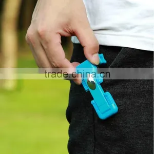 One-piece Design 3.5mm Cable Controlled Handheld Monopod For Mobilephones & Action Cameras-- Features Double-Slotted Groove Pole thumbnail-4