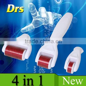 Changeable Head Titanium Needle Sterile Derma Roller 4 in 1 With 3 Seperated Roller Heads thumbnail-2