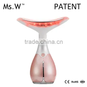 Portable Electric Massage Neck Device Remove Wrinkle Match With Cream Use Help Nutrition Absorb ST-H309 thumbnail-4