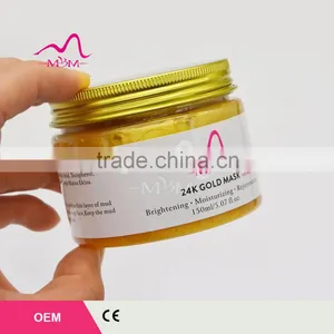 Wholesale Beauty Products Peel off Hyaluronic Acid Facial Mask Face Mask 24k Gold Mask thumbnail-1