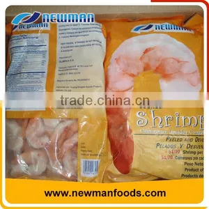 New Arrival Good Quality Vacuum Pack Iqf Skinless Shrimp Frozen thumbnail-1